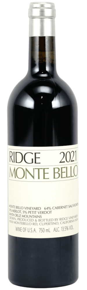 2021 Monte Bello Cabernet Sauvignon 